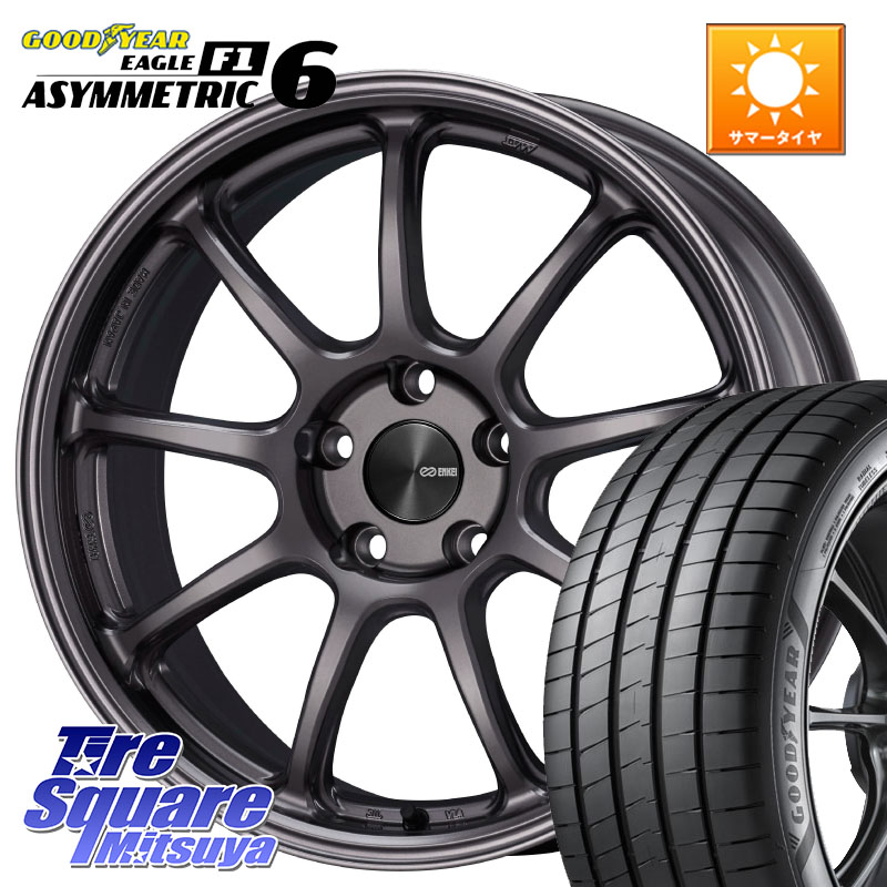 ENKEI PerformanceLine PF09 ホイール 4本 18インチ 18 X 8.0J +45 5穴 114.3 グッドイヤー EAGLE F1 ASYMMETRIC 6 サマータイヤ 245/40R18 WRX S4(VBH) 138,500円