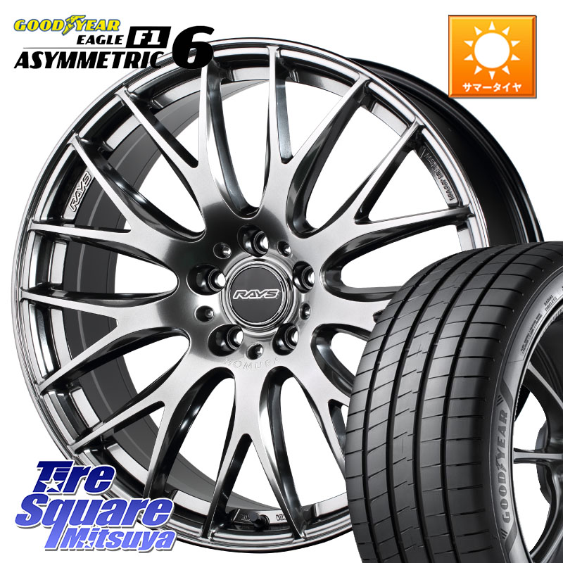 グッドイヤー EAGLE F1 ASYMMETRIC 6 サマータイヤ 225/40R18RAYS レイズ HOMURA 2X9Plus 18インチ 18X7.5J 50 5穴 114.3 GU系インプレッサ フロンクス ステップワゴン シビックTypeR｜タイヤスクエアミツヤ