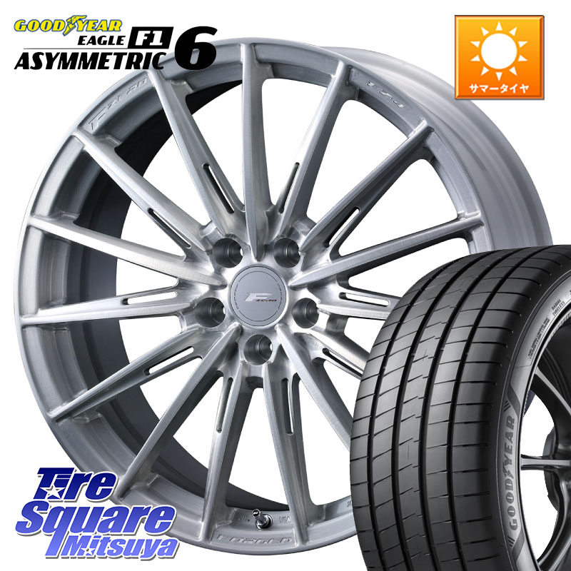 WEDS F ZERO FZ4 FZ-4 鍛造 FORGED 19インチ エフゼロ 19 X 8.0J +45 5穴 114.3 グッドイヤー EAGLE F1 ASYMMETRIC 6 サマータイヤ 235/35R19 90系ノア ヴォクシー プリウスアルファ FL系シビック