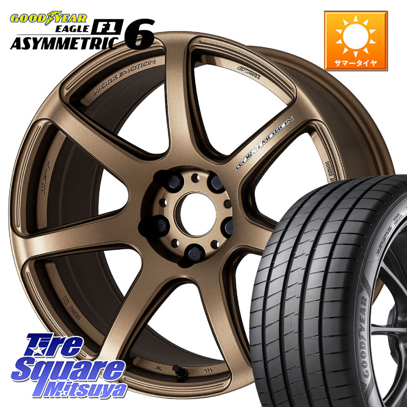 グッドイヤー EAGLE F1 ASYMMETRIC 6 サマータイヤ 235/50R18WORK ワーク EMOTION エモーション T7R 18インチ 18X7.5J 47 5穴 114.3 エスティマ｜タイヤスクエアミツヤ