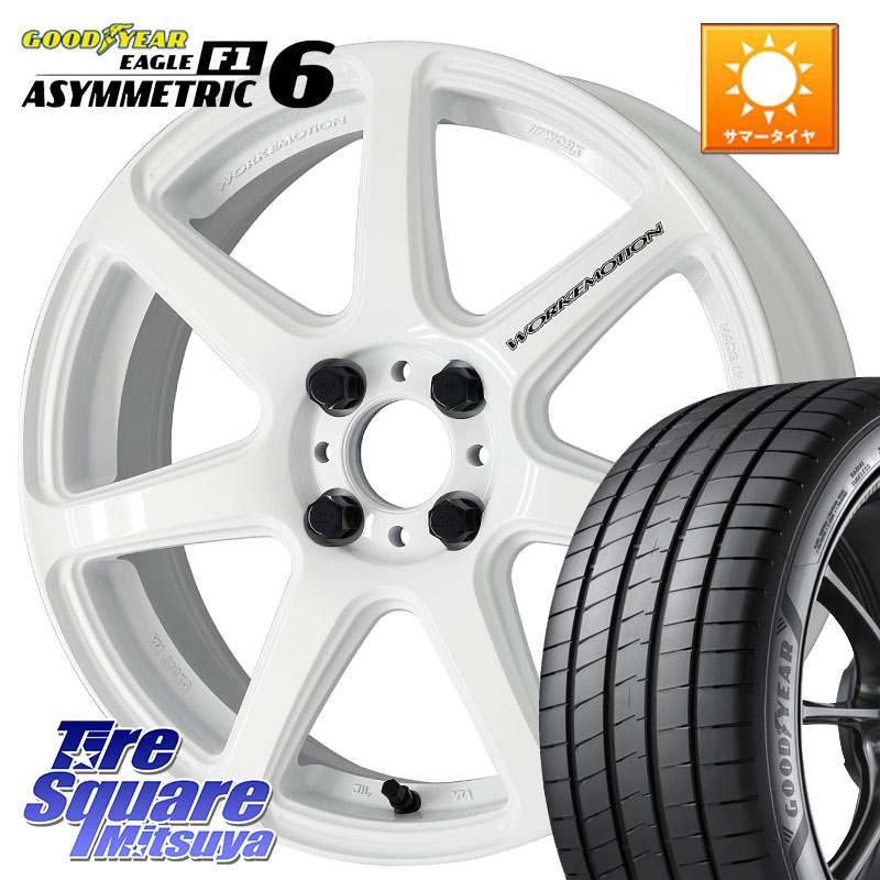 WORK ワーク EMOTION エモーション T7R 17インチ 17 X 7.0J +53 4穴 100 グッドイヤー EAGLE F1 ASYMMETRIC 6 サマータイヤ 215/40R17