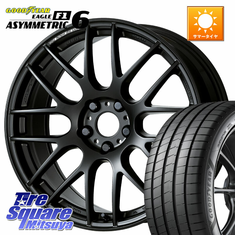 グッドイヤー EAGLE F1 ASYMMETRIC 6 サマータイヤ 235/50R18WORK ワーク EMOTION エモーション M8R MBL 18インチ 18X7.5J 38 5穴 114.3 30系アルファード/ヴェルファイア 20系アルファード ヴェルファイアハイブリッド ヴェルファイア アルファード|タイヤスクエアミツヤ