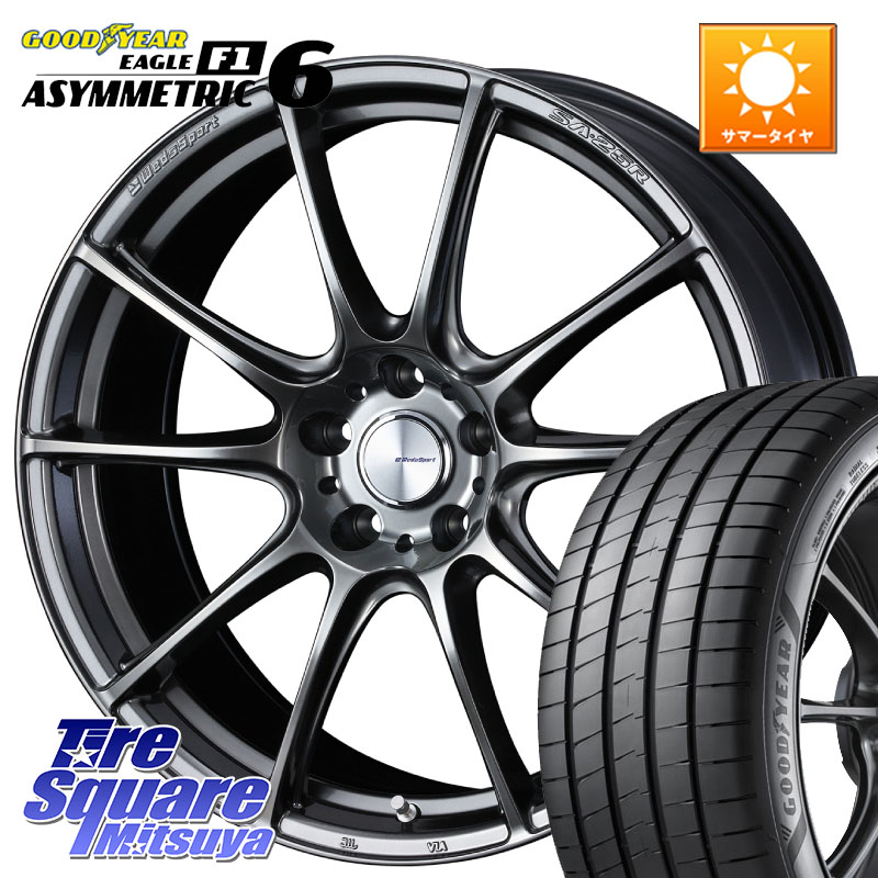 WEDS 【欠品次回06月中旬】 SA-25R PSB ウェッズ スポーツ ホイール 19インチ 19 X 8.0J +45 5穴 114.3 グッドイヤー EAGLE F1 ASYMMETRIC 6 サマータイヤ 245/45R19 T32エクストレイル E52エルグランド デリカD:5 SL系フォレスター