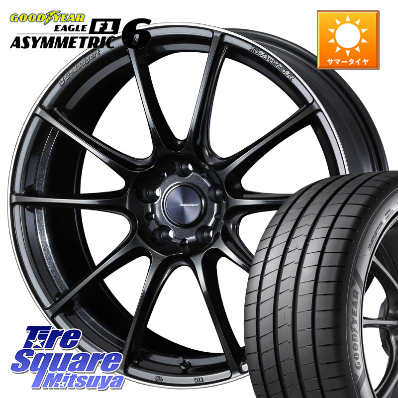 グッドイヤー EAGLE F1 ASYMMETRIC 6 サマータイヤ 245/45R19WEDS WedsSport SA-25R SA25R ウェッズ スポーツ ホイール 19インチ 19X8.5J 38 5穴 114.3 30系アルファード/ヴェルファイア 20系アルファード アルファードハイブリッド ヴェルファイアハイブリッド ヴェル|タイヤスクエアミツヤ