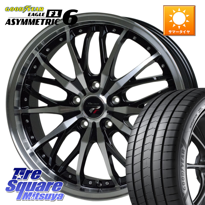 HotStuff Precious プレシャス HM3 HM-3 ホイール 18インチ 18 X 7.5J +48 5穴 114.3 グッドイヤー EAGLE F1 ASYMMETRIC 6 サマータイヤ 235/50R18 50系エスティマ