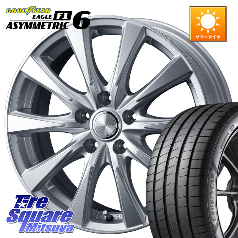 WEDS ジョーカースピリッツ ホイール 17 X 7.0J +48 5穴 100 グッドイヤー EAGLE F1 ASYMMETRIC 6 サマータイヤ 225/50R17