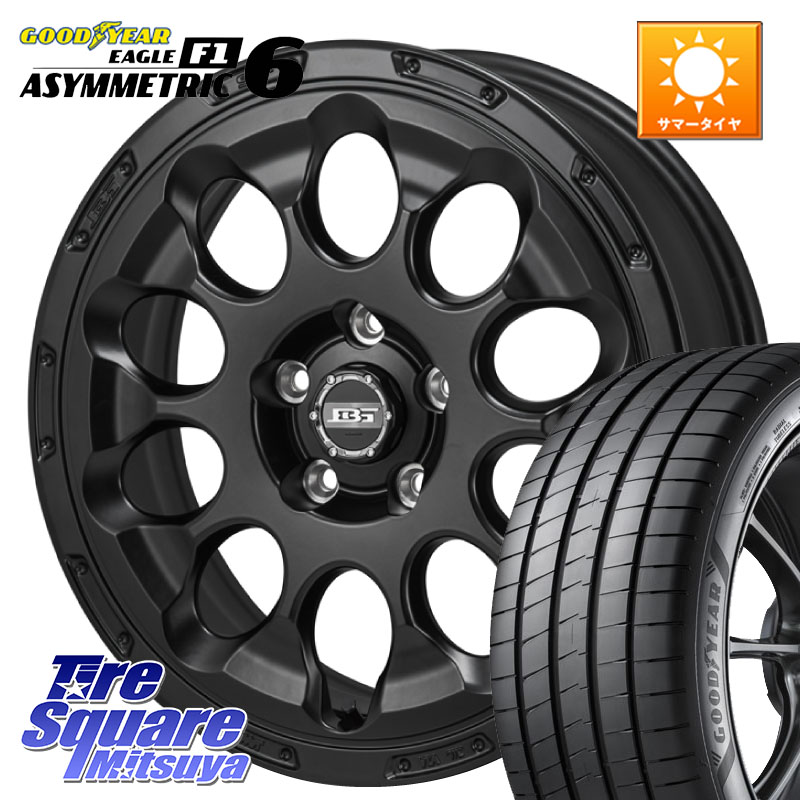 Japan三陽 ボトムガルシア CHRONO クロノ 17 X 7.0J +45 5穴 114.3 グッドイヤー EAGLE F1 ASYMMETRIC 6 サマータイヤ 205/45R17