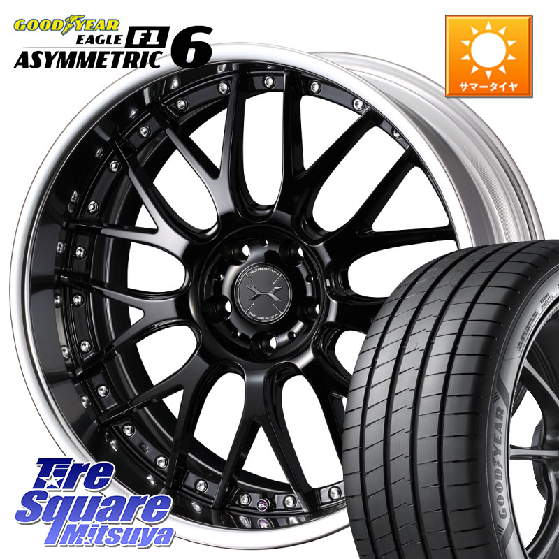 WEDS MAVERICK 709M S-LoDisk 19インチ 2ピース 19 X 8.5J +51 5穴 114.3 グッドイヤー EAGLE F1 ASYMMETRIC 6 サマータイヤ 245/35R19 WRX S4(VBH)