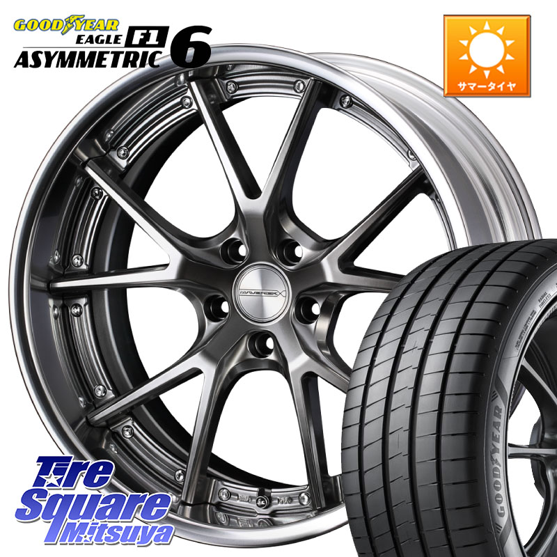 グッドイヤー EAGLE F1 ASYMMETRIC 6 サマータイヤ 235/50R18WEDS MAVERICK 905S PS S-LoDisk 18インチ 2ピース 18X8.5J 38 5穴 114.3 30系アルファード/ヴェルファイア 20系アルファード ヴェルファイアハイブリッド ヴェルファイア アルファード｜タイヤスクエアミツヤ