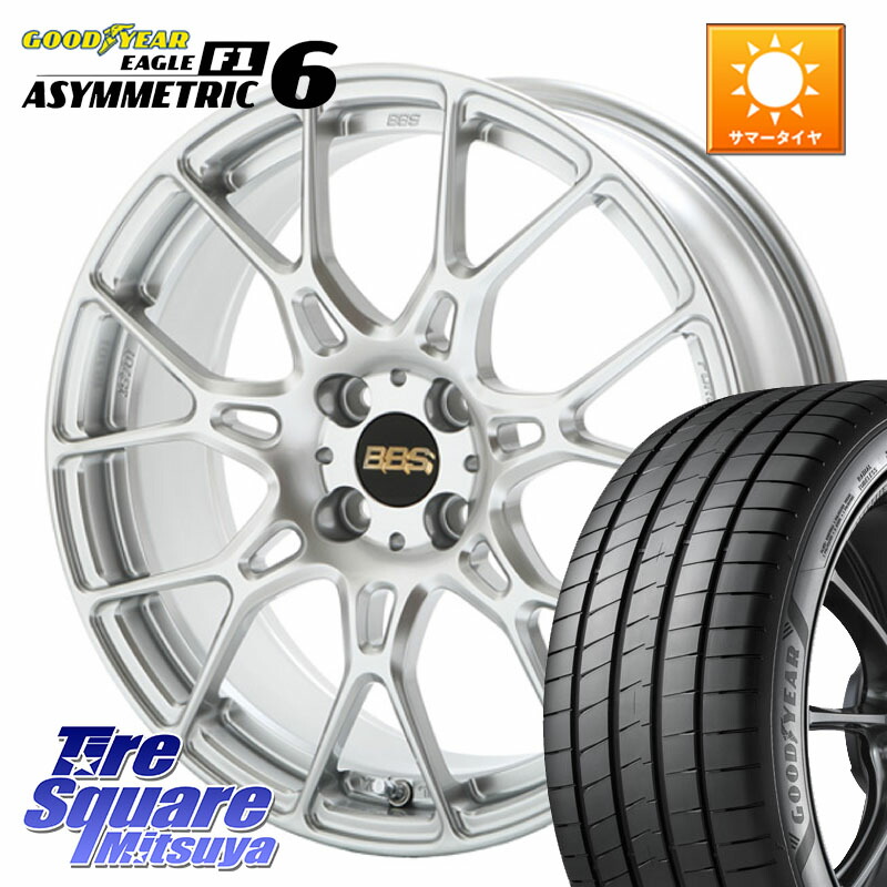 ASSO BBS INTERSPEED IS701 ダイヤモンドシルバー 17 X 7.0J(ALFAROMEO MITO 955) +35 4穴 98 グッドイヤー EAGLE F1 ASYMMETRIC 6 サマータイヤ 215/45R17 アルファロメオ MITO ミト