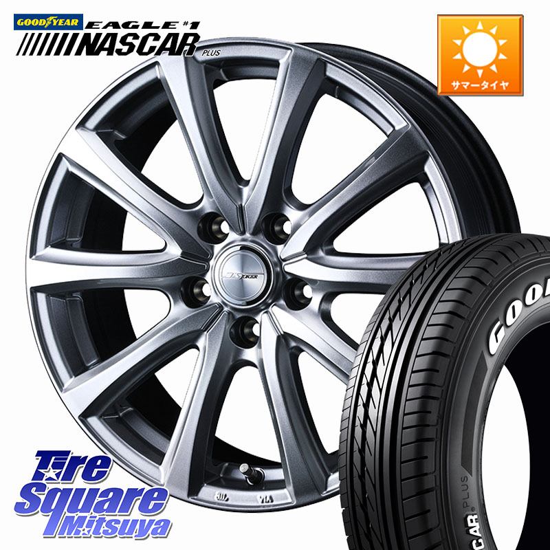 グッドイヤー EAGLE #1 NASCAR PLUS ナスカー プラス ホワイトレター サマータイヤ 109/107 215/65R16 109*107WEDS JOKER SMASH ホイール 16インチ ジョーカースマッシュ 16X6.5J 40 5穴 114.3|タイヤスクエアミツヤ
