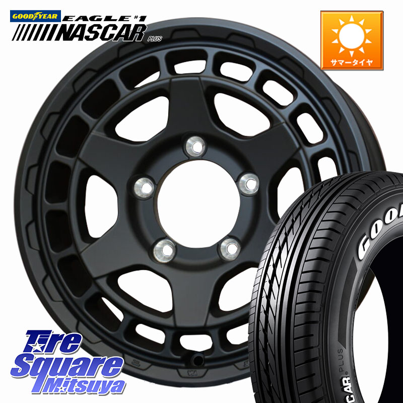 WEDS MUDVANCE X TYPE S ホイール 16インチ マッドヴァンス 16 X 5.5J +22 5穴 139.7 グッドイヤー EAGLE #1 NASCAR PLUS ナスカー プラス ホワイトレター サマータイヤ 109/107 215/65R16 109*107 ジムニー専用(要オーバーフェンダー等)