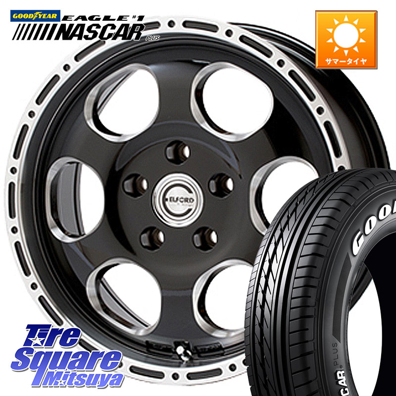 グッドイヤー EAGLE #1 NASCAR PLUS ナスカー プラス ホワイトレター サマータイヤ 109/107 215/65R16 109*107MEIWA Blood Stock One Piece ホイール 16インチ 16X7.0J 35 5穴 114.3|タイヤスクエアミツヤ