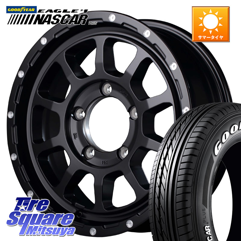 グッドイヤー EAGLE #1 NASCAR PLUS ナスカー プラス ホワイトレター サマータイヤ 109/107 215/65R16 109*107MANARAY MID ナイトロパワー M10 PERSHING J 16インチ 16X5.5J 20 5穴 139.7 ジムニー専用(要オーバーフェンダー等) AZオフロード カスタムサイズ｜タイヤスクエアミツヤ
