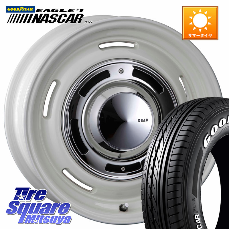 グッドイヤー EAGLE #1 NASCAR PLUS ナスカー プラス ホワイトレター サマータイヤ 109/107 215/65R16 109*107CRIMSON ディーン クロスカントリー ホワイト 16インチ 欠品次回6月中~末予定 16X5.5J 20 5穴 139.7 ジムニー専用(要オーバーフェンダー等) AZオフロード|タイヤスクエアミツヤ