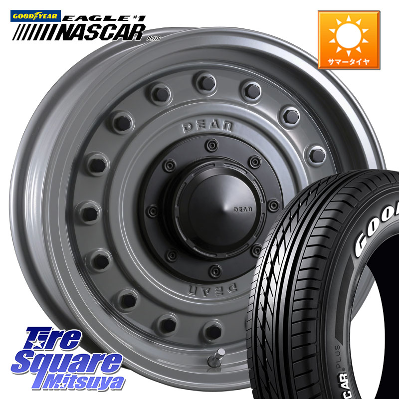 グッドイヤー EAGLE #1 NASCAR PLUS ナスカー プラス ホワイトレター サマータイヤ 109/107 215/65R16 109*107CRIMSON ディーン コロラド 16インチ 16X5.5J 20 5穴 139.7 ジムニー専用(要オーバーフェンダー等) AZオフロード カスタムサイズ|タイヤスクエアミツヤ
