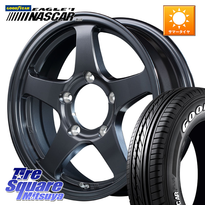 MANARAY オフパフォーマー OFF PERFORMER RT-5N+2 GM 16 X 5.5J +22 5穴 139.7 グッドイヤー EAGLE #1 NASCAR PLUS ナスカー プラス ホワイトレター サマータイヤ 109/107 215/65R16 109*107 ジムニー専用(要オーバーフェンダー等) 78,007円