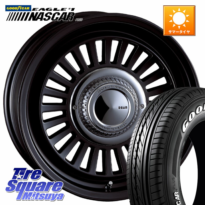 CRIMSON DEAN California カリフォルニア 16 X 6.5J +38 6穴 139.7 グッドイヤー EAGLE #1 NASCAR PLUS ナスカー プラス ホワイトレター サマータイヤ 109/107 215/65R16 109*107 200系ハイエース 111,570円