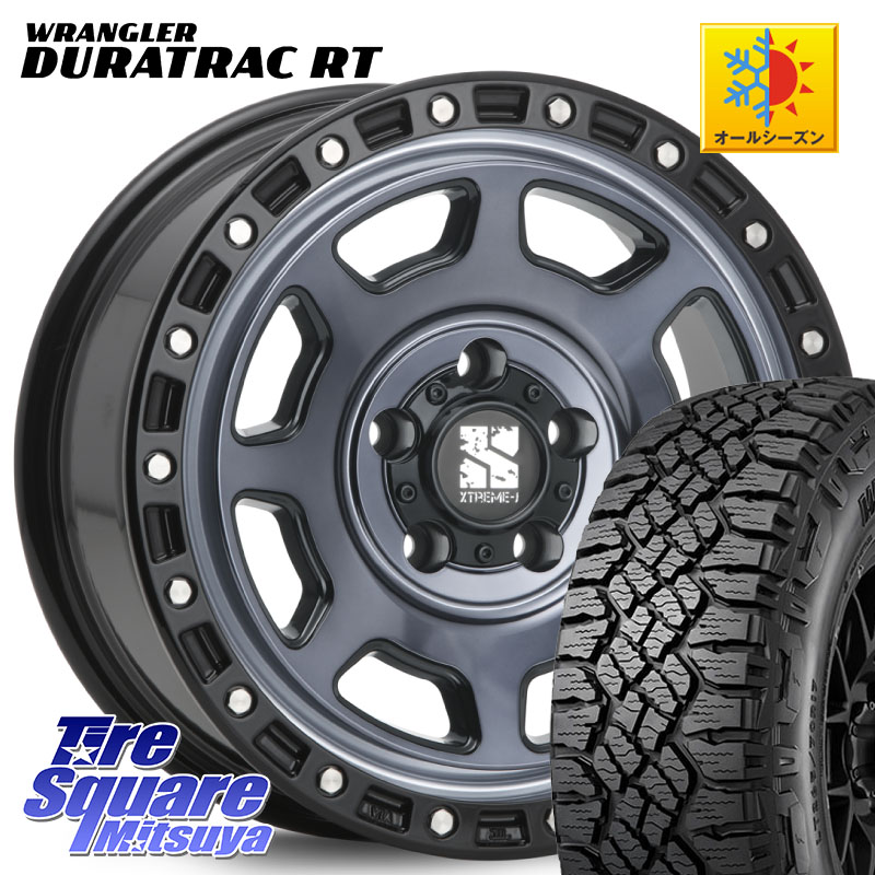 グッドイヤー WRANGLER DURATRAC RT サマータイヤ 245/75R17MLJ XJ07 XTREME-J 5H IND JEEP エクストリームJ 17インチ 17X8.0J 38 5穴 127 クライスラー ジープ ラングラー JK系 クライスラー ジープ ラングラー JL系|タイヤスクエアミツヤ