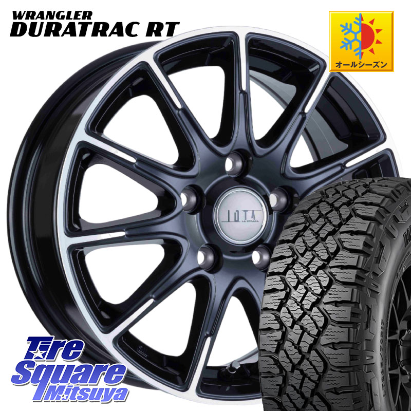 グッドイヤー WRANGLER DURATRAC RT サマータイヤ 245/65R17阿部商会 TIRADO IOTA イオタ ホイール 17インチ 17X7.0J 38 5穴 114.3 RAV4 50系 カスタム デリカD:5 D5 カスタムサイズ|タイヤスクエアミツヤ