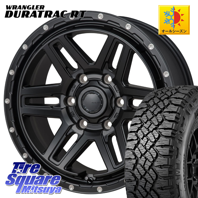 MONZA HI-BLOCK ERDE ホイール 17インチ 17 X 8.0J +20 6穴 139.7 グッドイヤー WRANGLER DURATRAC RT サマータイヤ 265/70R17