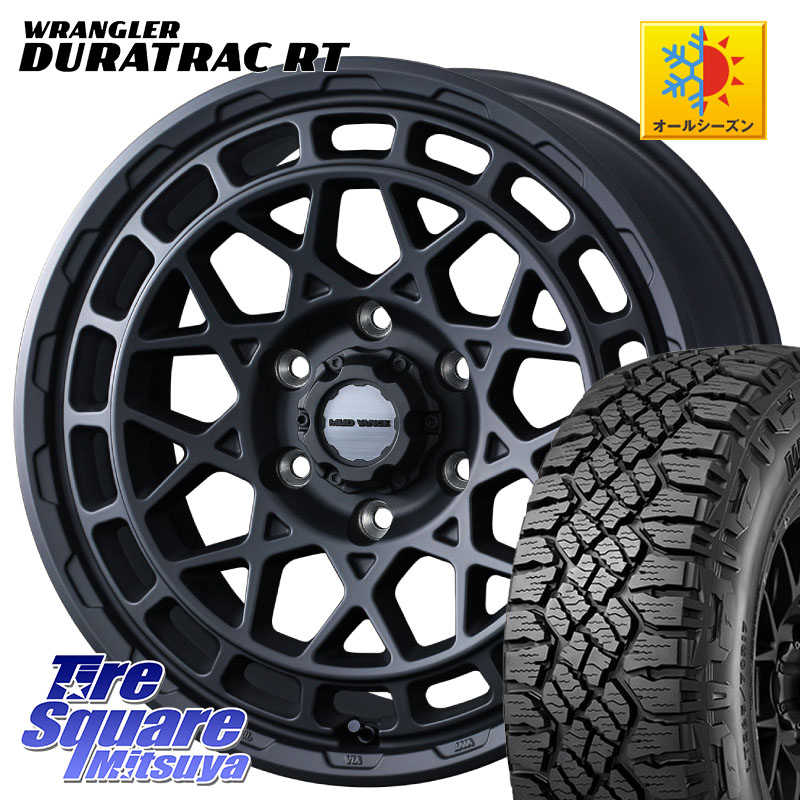WEDS MUDVANCE X TYPE M ホイール 18インチ マッドヴァンス 18 X 9.0J(M14) +50 6穴 139.7 グッドイヤー WRANGLER DURATRAC RT サマータイヤ 275/65R18