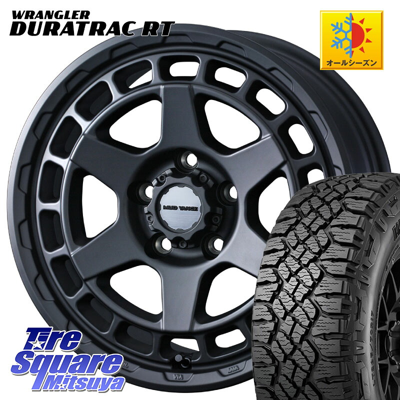 WEDS MUDVANCE X TYPE S ホイール 17インチ マッドヴァンス 17 X 8.0J +38 5穴 127 グッドイヤー WRANGLER DURATRAC RT サマータイヤ 285/70R17 クライスラー ジープ ラングラー JK系 クライスラー ジープ ラングラー JL系