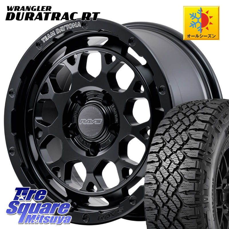 RAYS 【欠品次回8~9月】 TEAM DAYTONA M9+ BOJ ホイール 17インチ 17 X 7.0J +40 5穴 114.3 グッドイヤー WRANGLER DURATRAC RT サマータイヤ 245/65R17