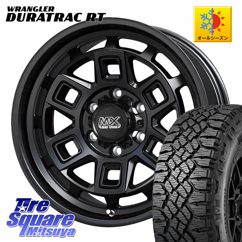 HotStuff MAD CROSS AEVER マッドクロス アイヴァー ホイール 17インチ 17 X 8.0J +20 6穴 139.7 グッドイヤー WRANGLER DURATRAC RT サマータイヤ 285/70R17