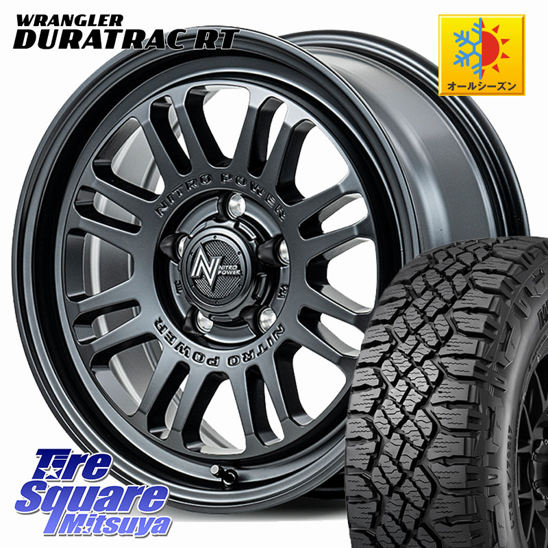 グッドイヤー WRANGLER DURATRAC RT サマータイヤ 225/75R16MANARAY NITRO POWER M16 ASSAULT ホイール 16インチ 16X7.0J 40 5穴 114.3｜タイヤスクエアミツヤ 102,350円