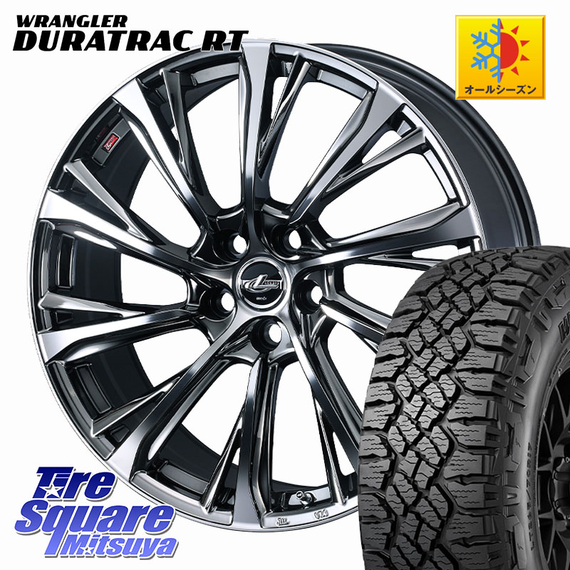 WEDS LEONIS JG レオニスJG ホイール 17インチ 17 X 7.0J +42 5穴 114.3 グッドイヤー WRANGLER DURATRAC RT サマータイヤ 245/65R17