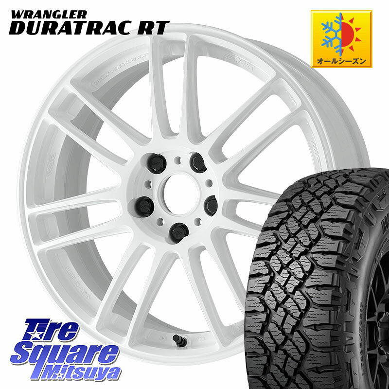 WORK EMOTION ZR7 ホイール 17インチ 17 X 8.0J +45 5穴 114.3 グッドイヤー WRANGLER DURATRAC RT サマータイヤ 245/65R17