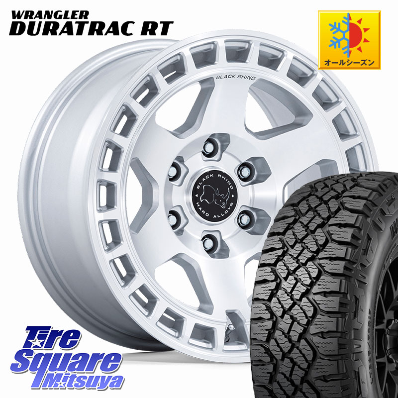 グッドイヤー WRANGLER DURATRAC RT サマータイヤ 275/65R18BLACK RHINO BAHARI バハリ ホイール 18インチ ブラックライノ 18X8.0J(M14) 45 6穴 139.7 ランドクルーザー 300 ランドクルーザー 250｜タイヤスクエアミツヤ