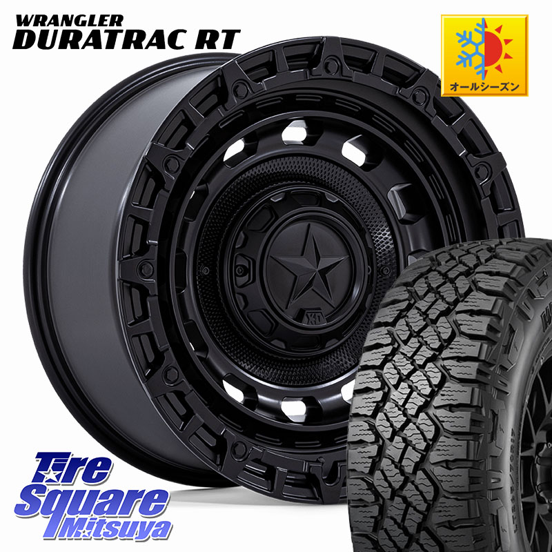 グッドイヤー WRANGLER DURATRAC RT サマータイヤ 265/50R20KMC XD869 R.O.F. ホイール 20インチ 20X9.0J 20 6穴 139.7 GUN226ハイラックス 150系プラド トライトン ランドクルーザー プラド ハイラックス HILUX ハイラックス サーフ|タイヤスクエアミツヤ