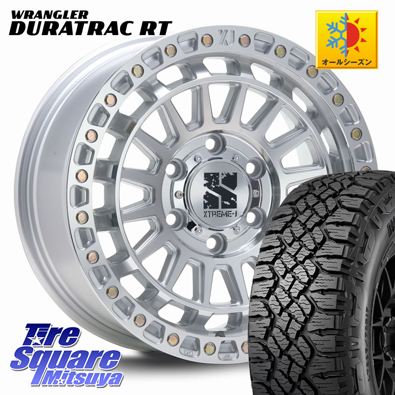 グッドイヤー WRANGLER DURATRAC RT サマータイヤ 265/70R17MLJ XJ08 XTREME-J ホイール 17インチ 17X8.0J 50 6穴 139.7 トライトン|タイヤスクエアミツヤ