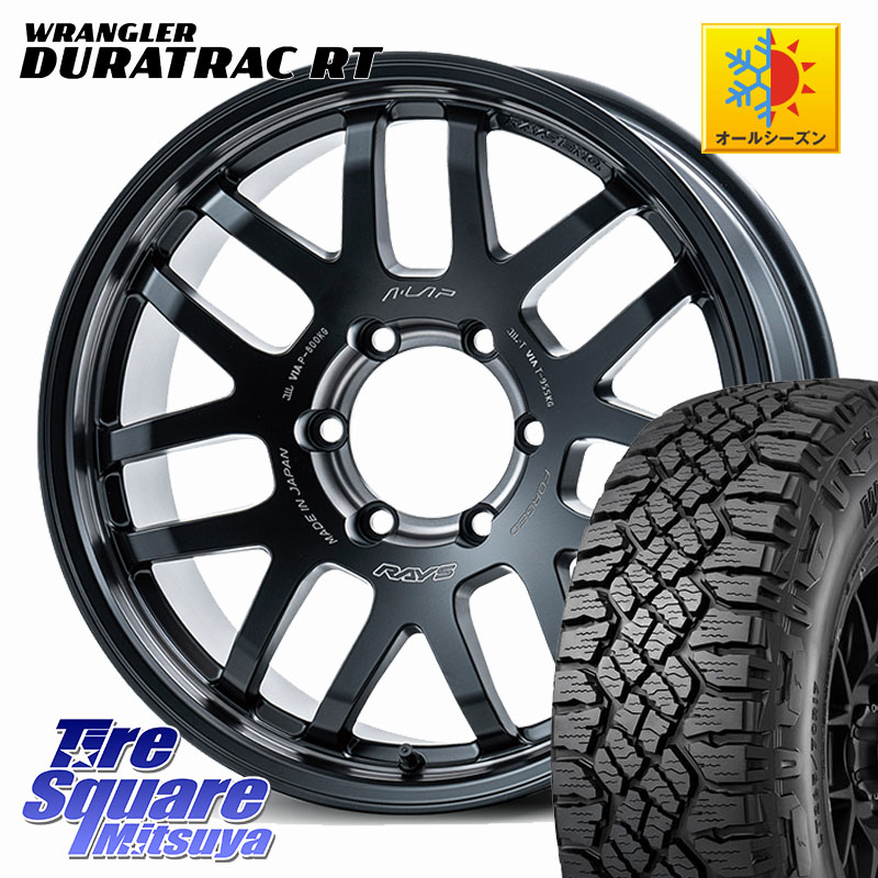 RAYS 【欠品次回要問合せ】 A LAP-07X 2324 LIMITED EDITION 鍛造 ホイール 18インチ 18 X 8.0J +20 6穴 139.7 グッドイヤー WRANGLER DURATRAC RT サマータイヤ 285/60R18