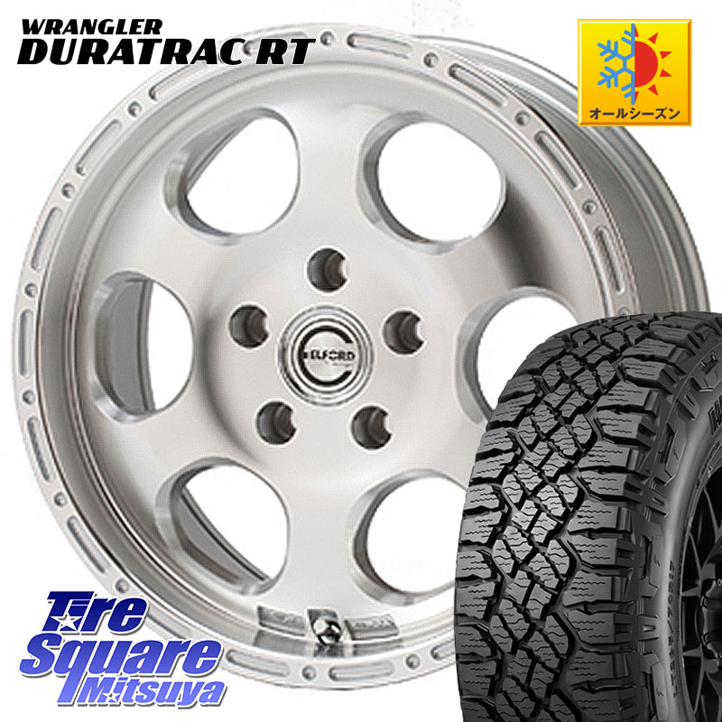 グッドイヤー WRANGLER DURATRAC RT サマータイヤ 245/75R17MEIWA Blood Stock One Piece ホイール 17インチ 17X8.0J 35 5穴 127 クライスラー ジープ ラングラー JK系 クライスラー ジープ ラングラー JL系｜タイヤスクエアミツヤ