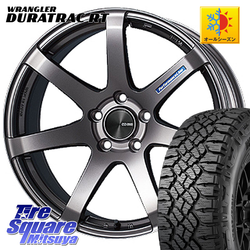 ENKEI エンケイ PerformanceLine PF07 DS ホイール 17 X 8.0J +35 5穴 114.3 グッドイヤー WRANGLER DURATRAC RT サマータイヤ 245/65R17