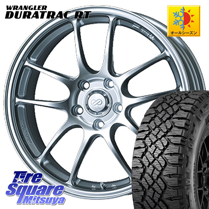 ENKEI エンケイ PerformanceLine PF01 ホイール 17 X 8.0J +45 5穴 114.3 グッドイヤー WRANGLER DURATRAC RT サマータイヤ 245/65R17