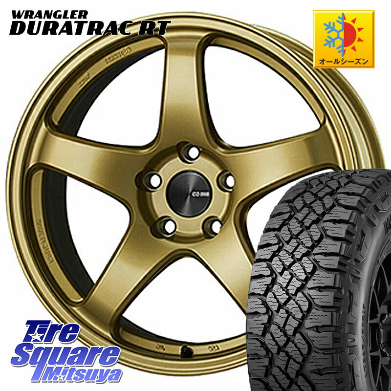 ENKEI エンケイ PerformanceLine PF05 17インチ 17 X 8.0J +35 5穴 114.3 グッドイヤー WRANGLER DURATRAC RT サマータイヤ 245/65R17