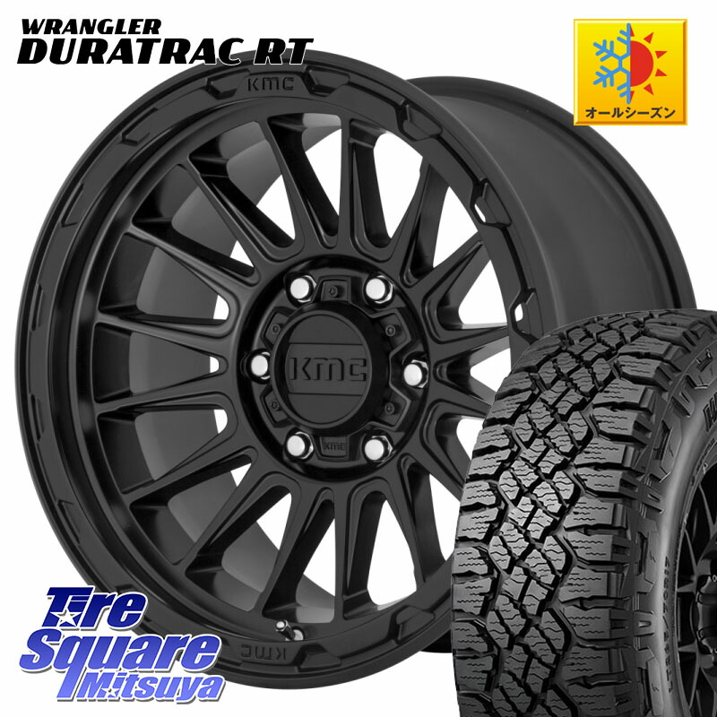 グッドイヤー WRANGLER DURATRAC RT サマータイヤ 265/70R17KMC KM542 Impact ホイール 17インチ 17X8.0J 35 5穴 127 クライスラー ジープ ラングラー JK系 クライスラー ジープ ラングラー JL系｜タイヤスクエアミツヤ
