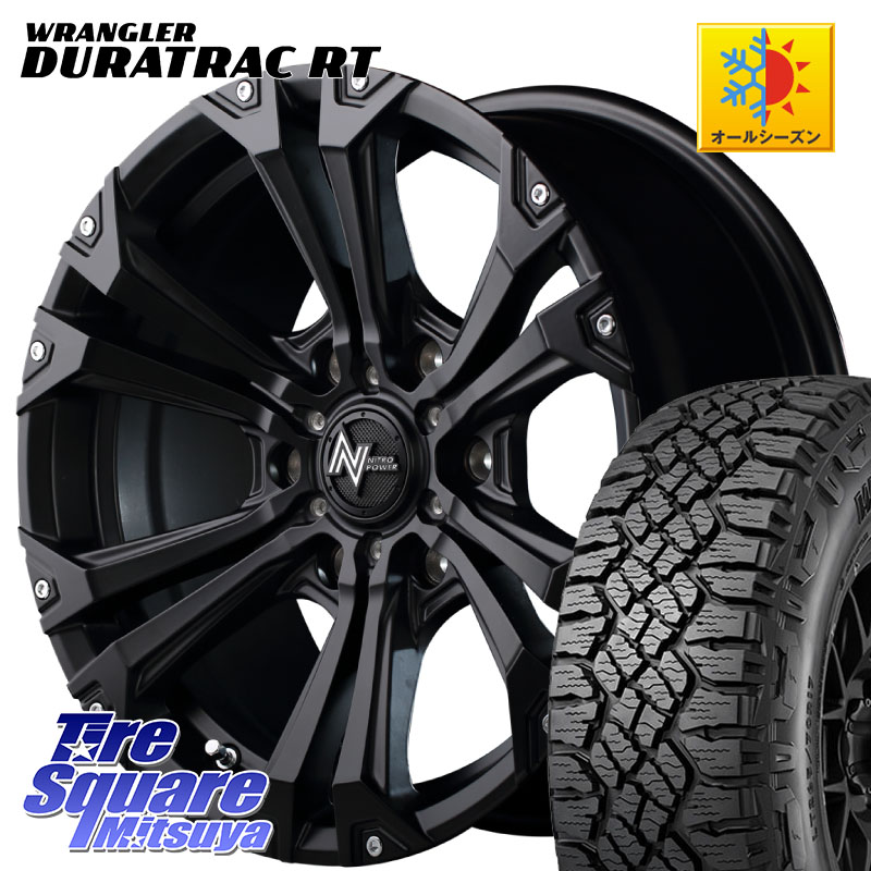 グッドイヤー WRANGLER DURATRAC RT サマータイヤ 265/65R17MANARAY MID ナイトロパワー JAVELIN ホイール 17インチ 17X8.0J 20 6穴 139.7 GUN226ハイラックス 150系プラド ランクル[FJ] トライトンGSR GUN125ハイラックス Tacoma ハイラックス HILUX ハイラックス サ｜タイヤスクエアミツヤ