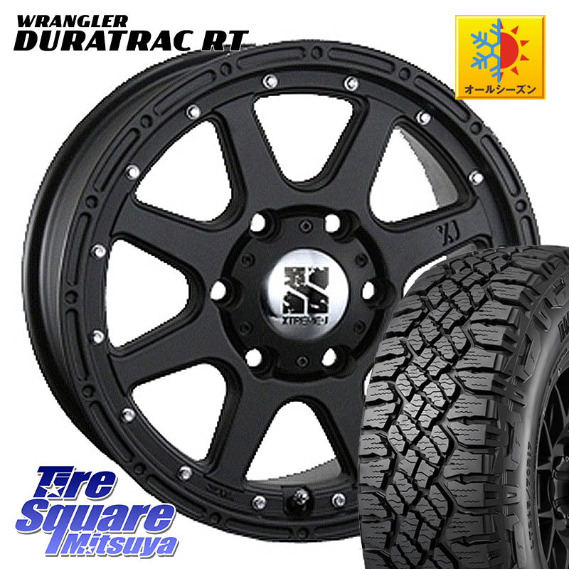 MLJ XTREME-J エクストリームJ ホイール 17インチ 17 X 7.5J +25 6穴 139.7 グッドイヤー WRANGLER DURATRAC RT サマータイヤ 285/70R17