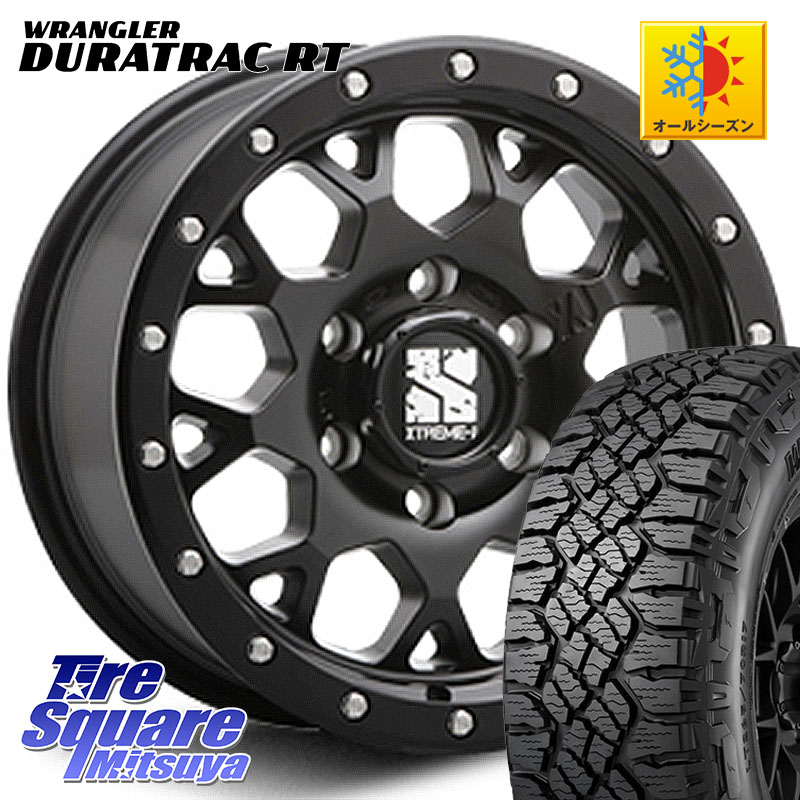 グッドイヤー WRANGLER DURATRAC RT サマータイヤ 265/65R17MLJ XJ04 XTREME-J エクストリームJ ホイール 17インチ 17X8.0J 20 6穴 139.7 GUN226ハイラックス 150系プラド ランクル[FJ] トライトンGSR GUN125ハイラックス Tacoma ハイラックス HILUX ハイラックス サー｜タイヤスクエアミツヤ