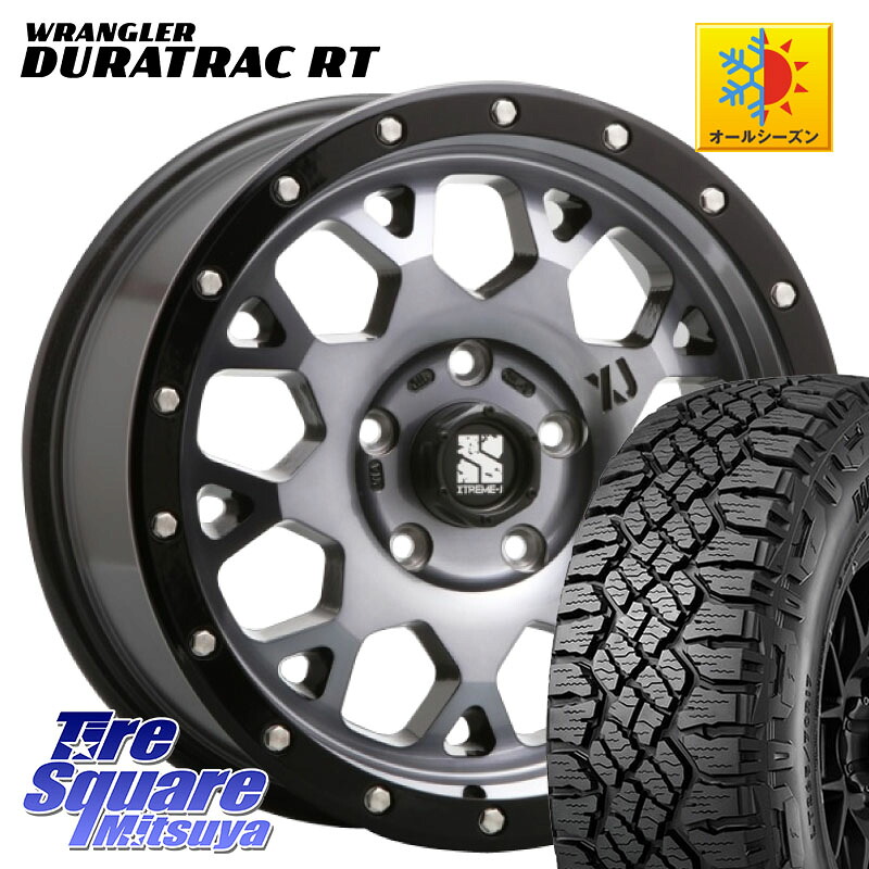 グッドイヤー WRANGLER DURATRAC RT サマータイヤ 285/75R16MLJ XJ04 XTREME-J エクストリームJ ホイール 16インチ 16X8.0J 18 6穴 139.7 Tacoma|タイヤスクエアミツヤ