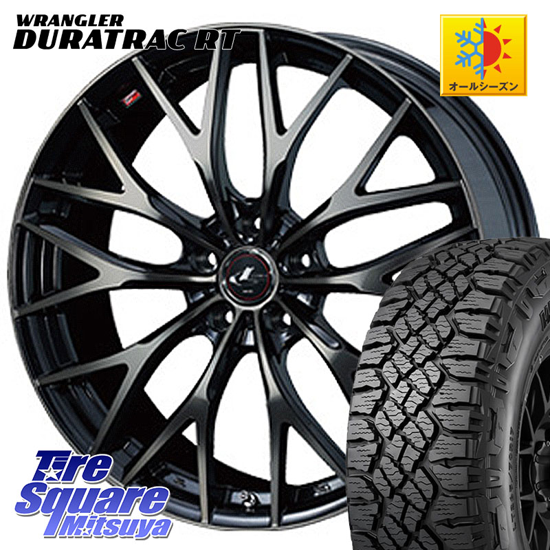 WEDS 37420 レオニス MX ウェッズ Leonis ホイール 17インチ 17 X 7.0J +42 5穴 114.3 グッドイヤー WRANGLER DURATRAC RT サマータイヤ 245/65R17 126,750円