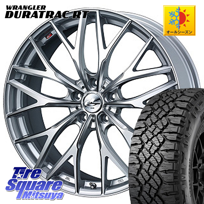 WEDS 37452 レオニス MX ウェッズ Leonis ホイール 20インチ 20 X 8.5J +45 5穴 114.3 グッドイヤー WRANGLER DURATRAC RT サマータイヤ 265/50R20