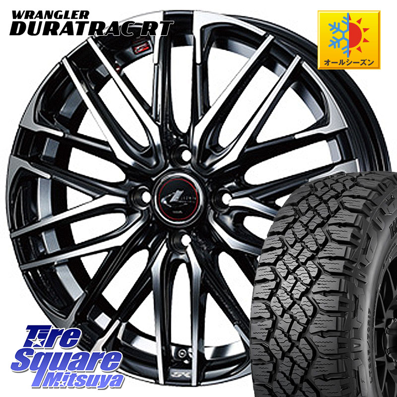 グッドイヤー WRANGLER DURATRAC RT サマータイヤ 225/75R16WEDS レオニス SK PBMC 5H ウェッズ Leonis ホイール 16インチ 16X6.5J 40 5穴 114.3｜タイヤスクエアミツヤ