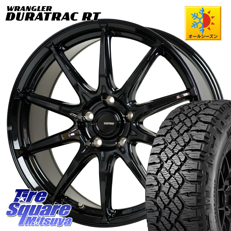 HotStuff G-SPEED G-05 G05 17インチ ジースピード ホイール 17 X 7.0J +38 5穴 114.3 グッドイヤー WRANGLER DURATRAC RT サマータイヤ 245/65R17