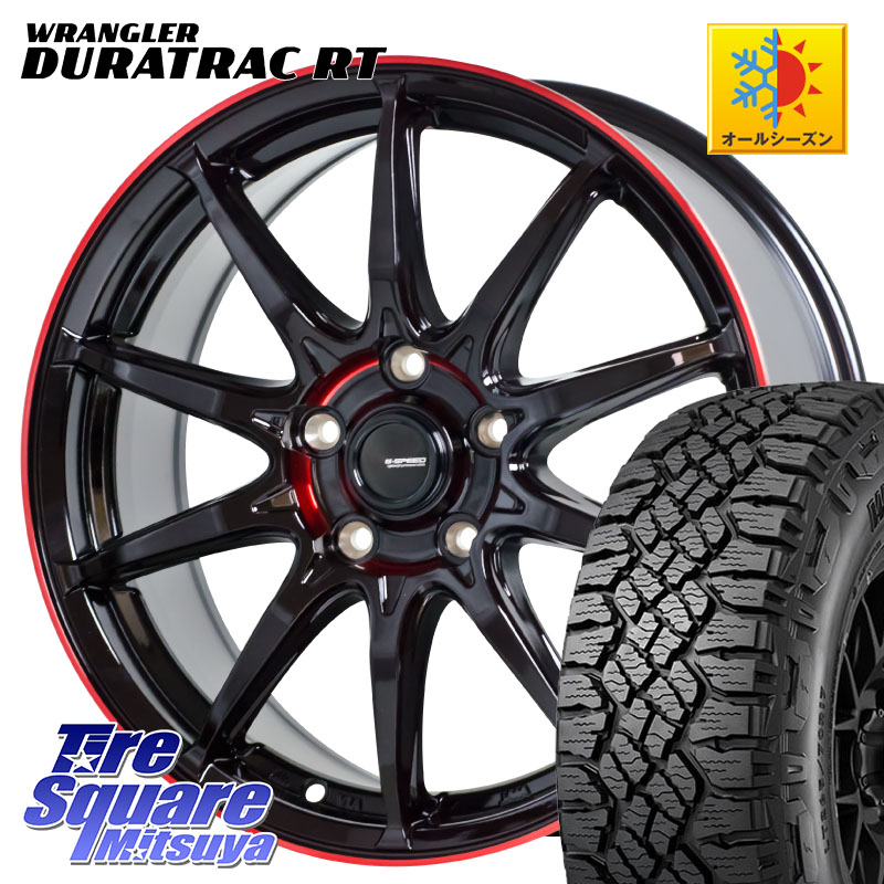 グッドイヤー WRANGLER DURATRAC RT サマータイヤ 245/65R17HotStuff 軽量設計 G.SPEED P-05R P05R RED ホイール 17インチ 17X7.0J 48 5穴 114.3 CX-5 CX5 MAZDA｜タイヤスクエアミツヤ